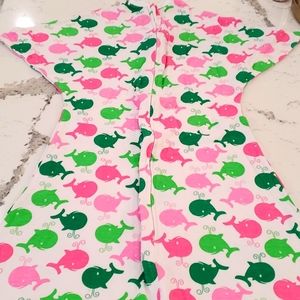 Whale print zipadee-zip sleepsack